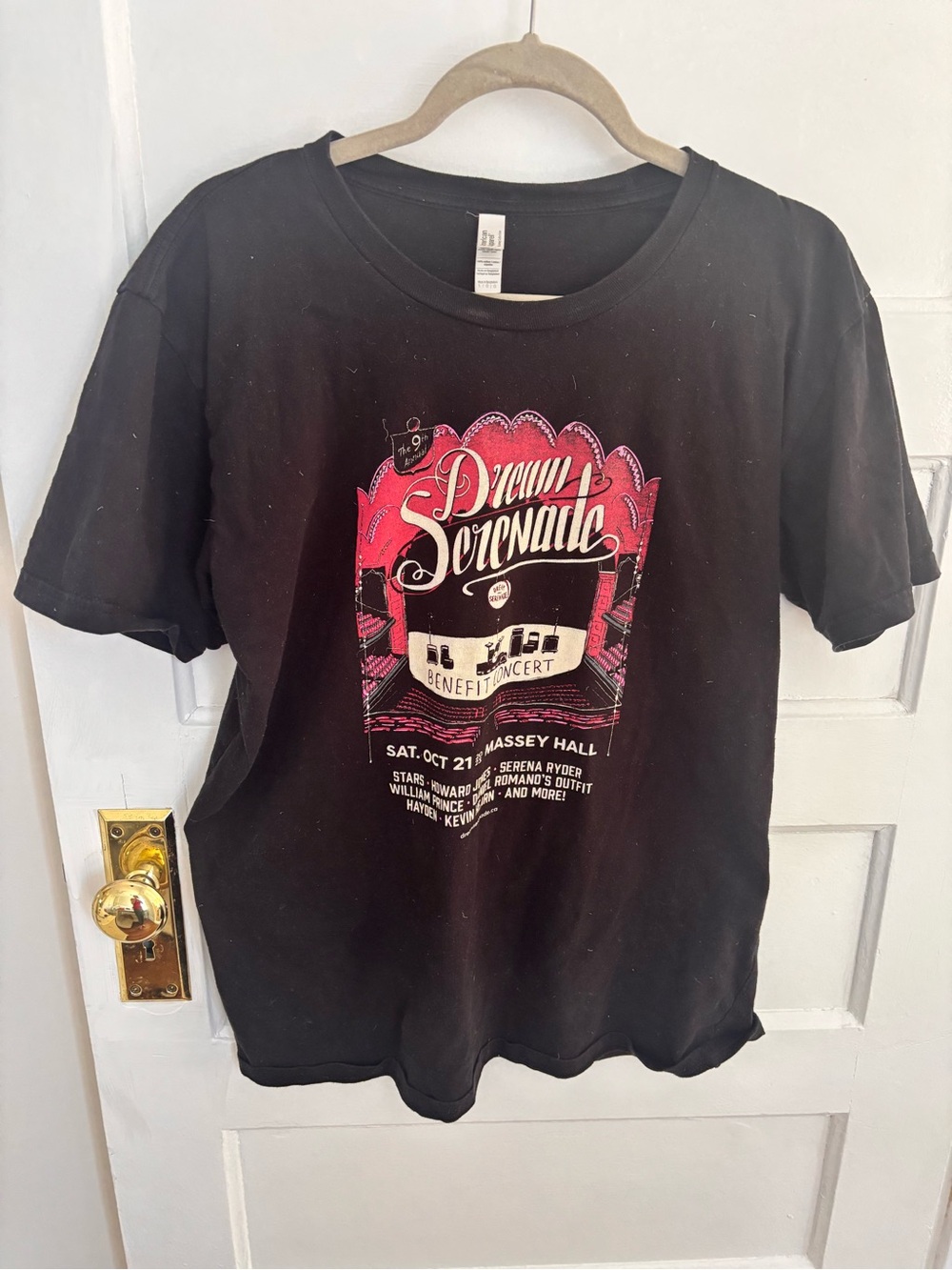 American Apparel Massey Hall Serenade Benefit Concert T-Shirt